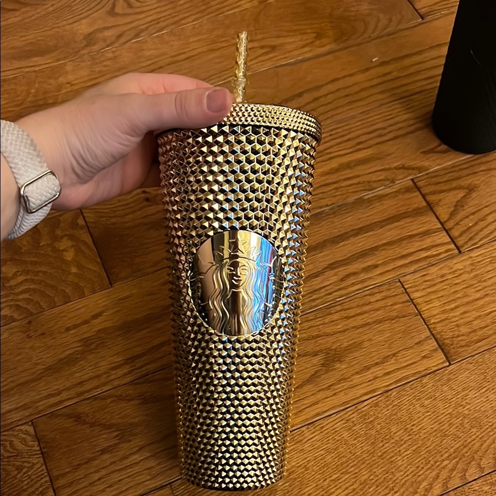 Starbucks Gold Studded Tumbler